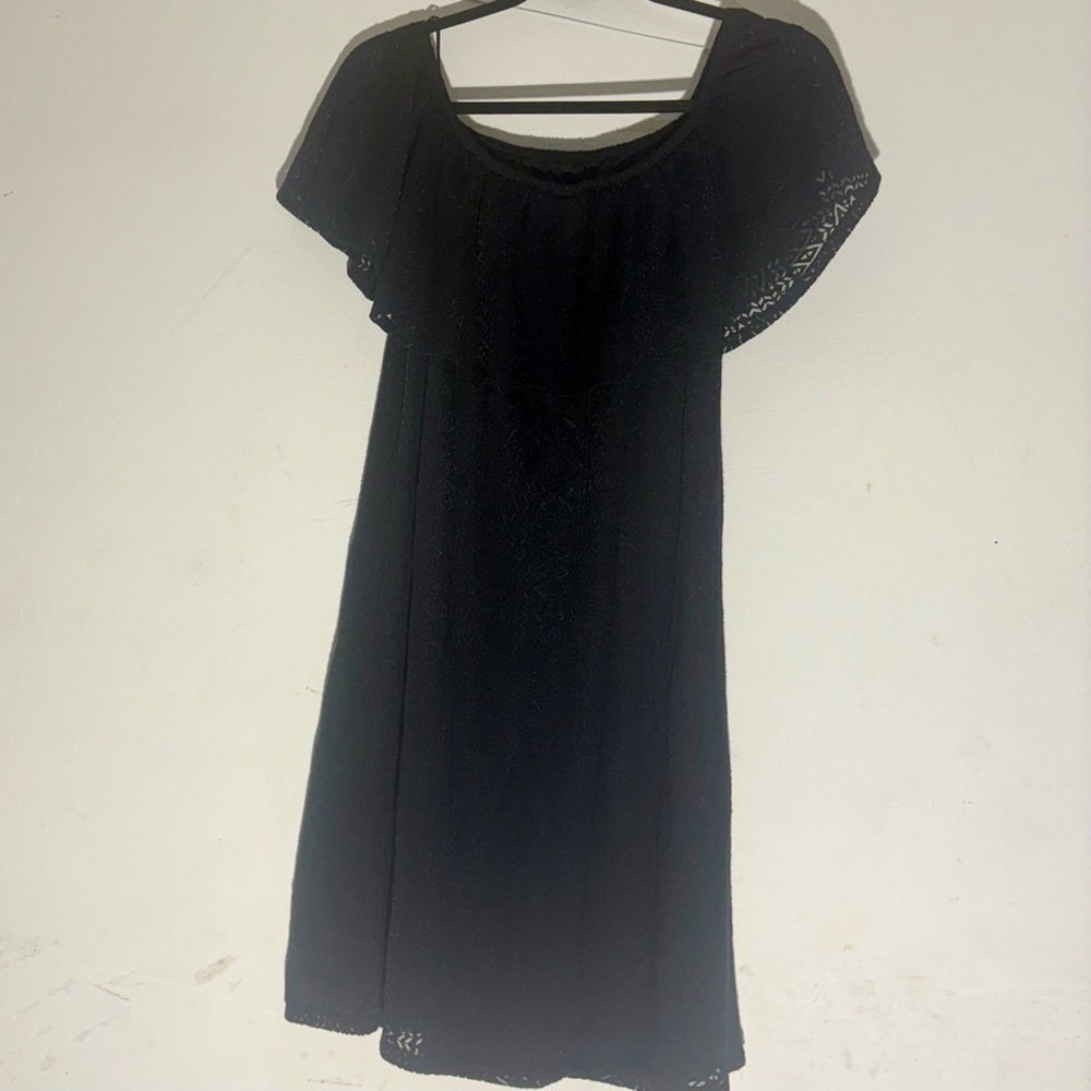 Apt 9 Women’s Elegant Black Flowy Stretchy Dress SZ M